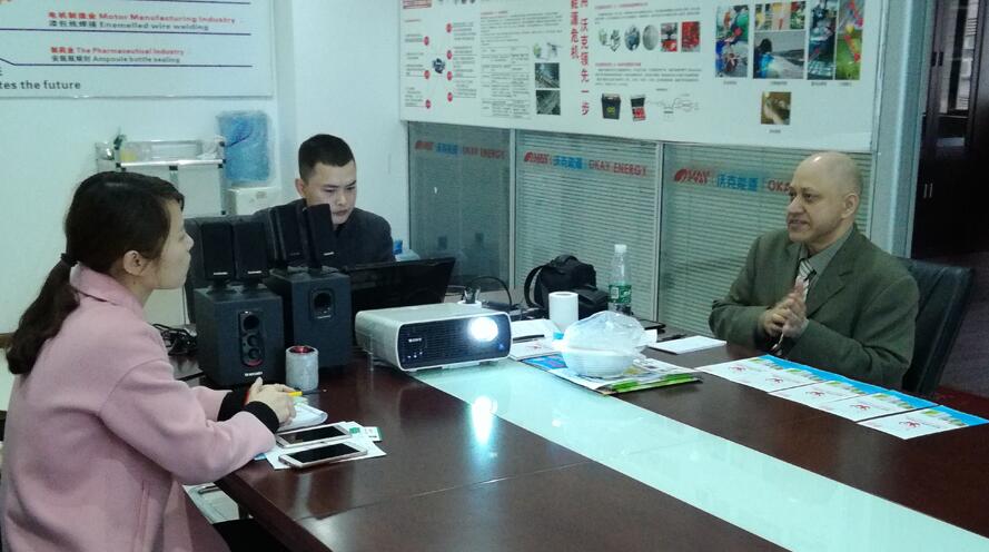 热烈欢迎加拿大客户到访MG不朽情缘能源