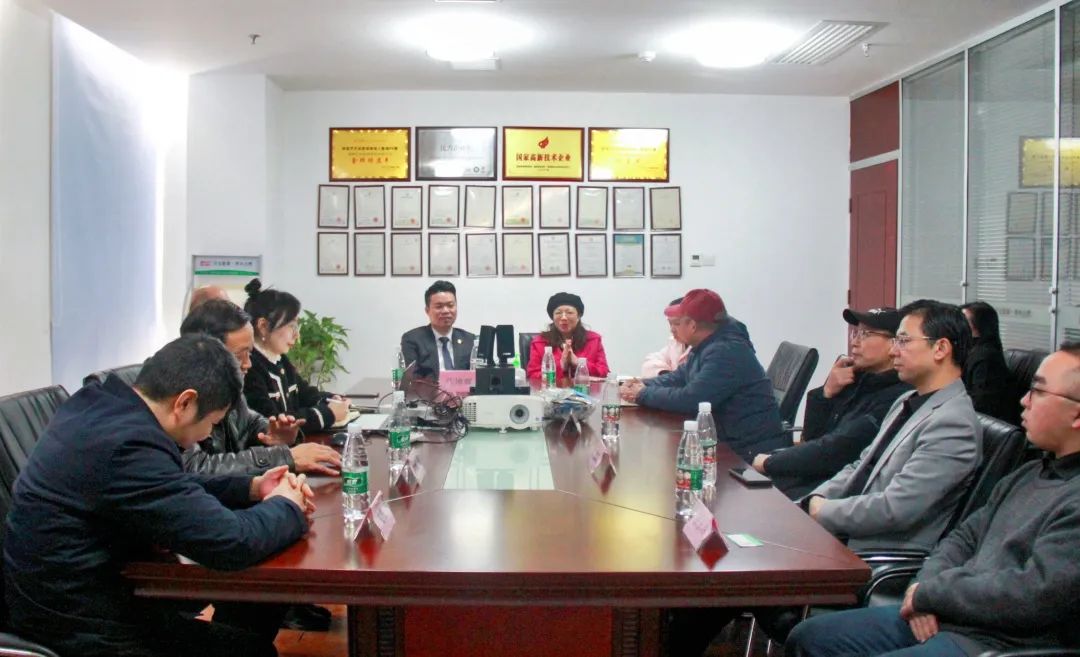 湖南省商标品牌协会会长朱增辉一行走访MG不朽情缘