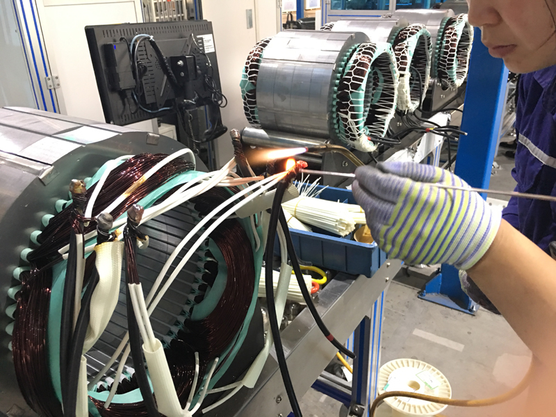 MG不朽情缘能源氢氧焊机助力电机工业领域企业节能减排升级