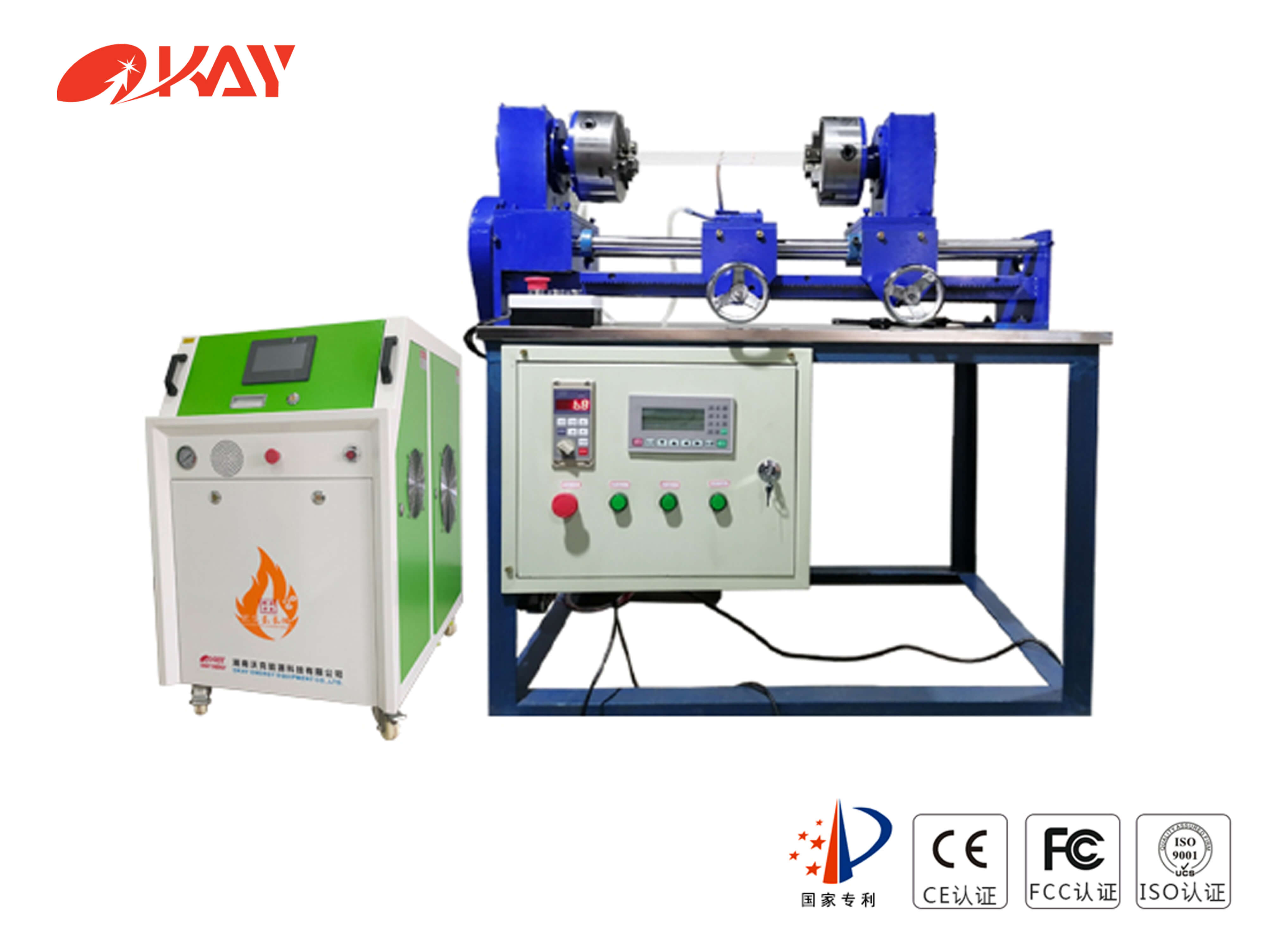 大管径玻璃管封口机床