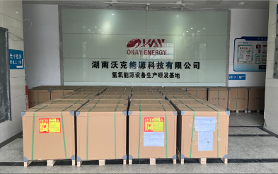 MG不朽情缘能源48台水燃料氢氧机整装待发即将发往北美