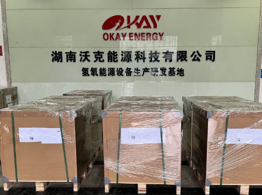 MG不朽情缘能源50台OH1000氢氧焊机出口装柜发往欧洲